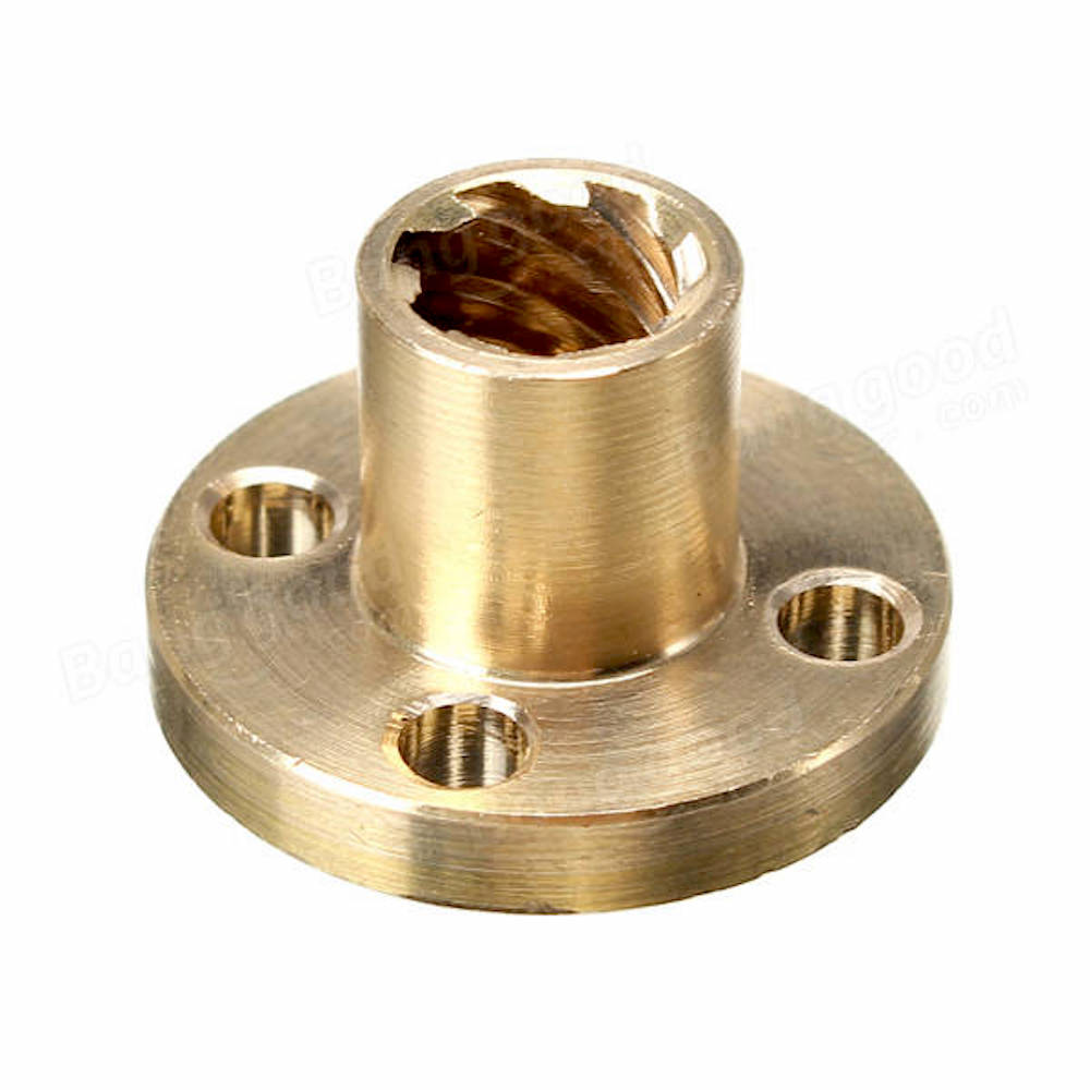 copper nut lead screw 8mm