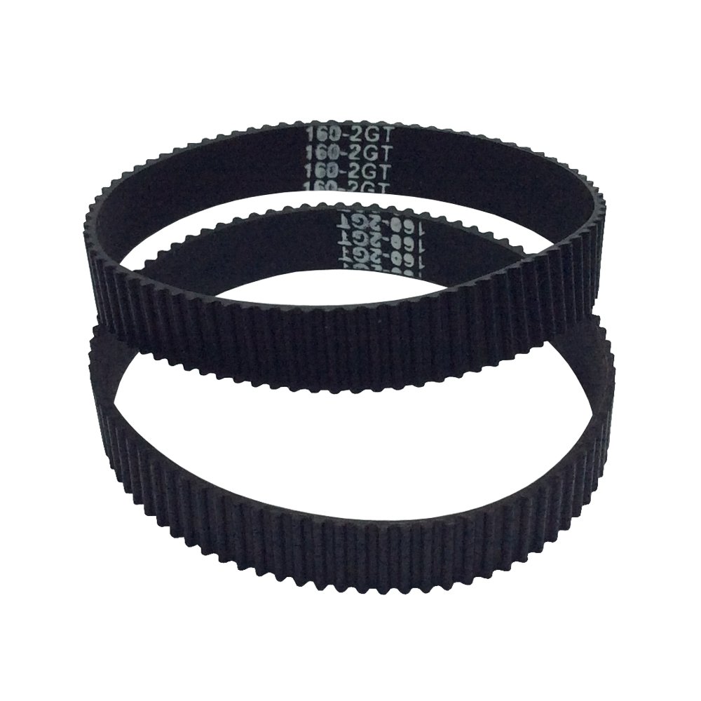 160mm gt2 timing belt closed loop