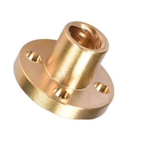 Single Start Lead Screw Nut 8mm Brass