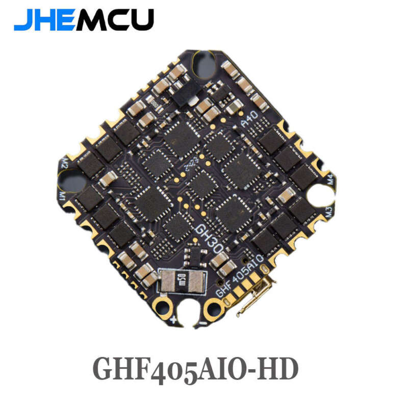 JHEMCU GHF405AIO-HD Betaflight F405 FPV Flight Controller with 40A ESC PWM Dshot600 2-6S